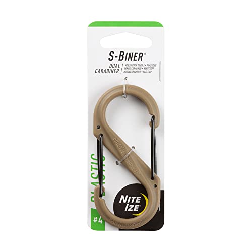 S-Biner Dual Carabiner - Coyote, Size #4