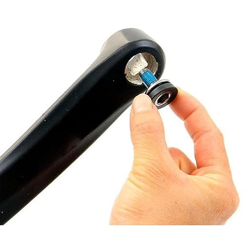 8mm Hex Crank Arm Fixing Bolts for Square Taper Bottom Brackets - Silver 2PC
