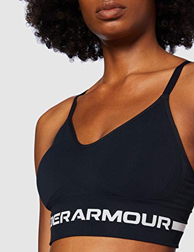 Under Armour Women's Seamless Low Impact Sports Bra Black X-Large