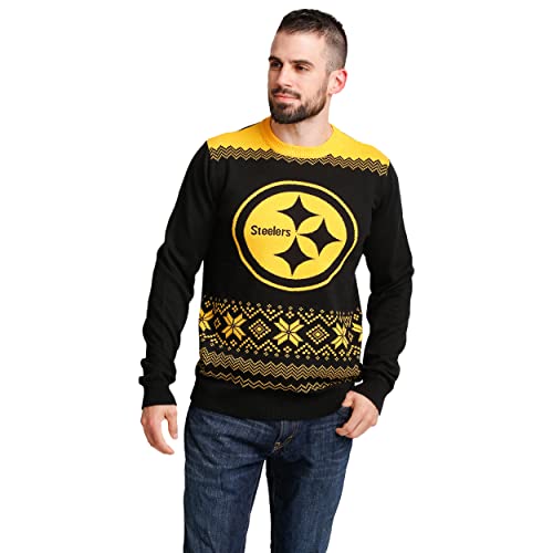 Men's NFL Big Logo Two-Tone Knit Sweater