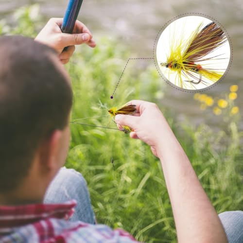 Floating Dry Fly Fishing Lures - 12pcs Butterfly Shaped Fly Kit