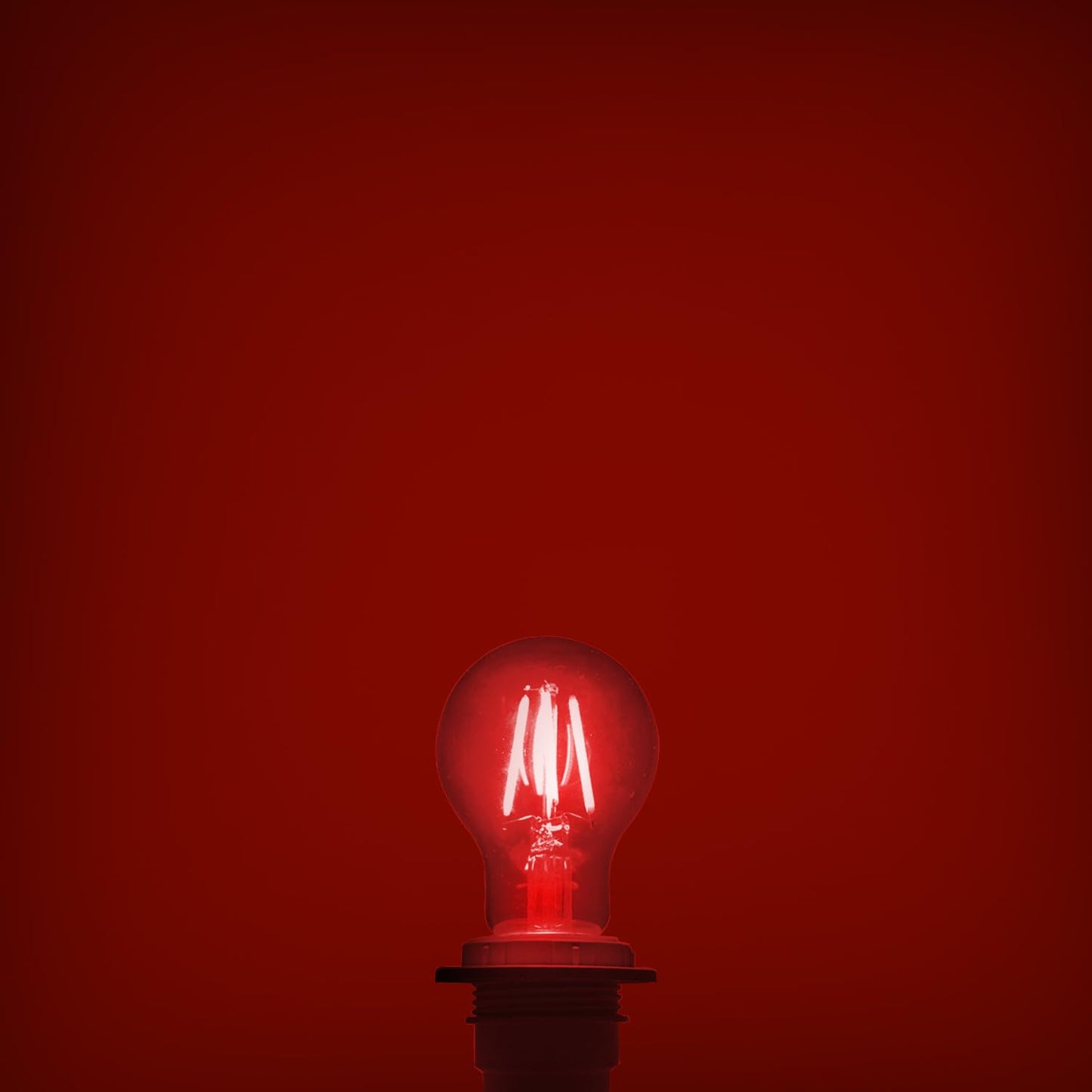 Aygrochy A19 Glass LED Red Light Bulb, 6W(60W Equivalent) E26 Base, Dimmable LED Red Color Light Bulb for Christmas,Party,Porch Home Lighting,Halloween,2 Pack