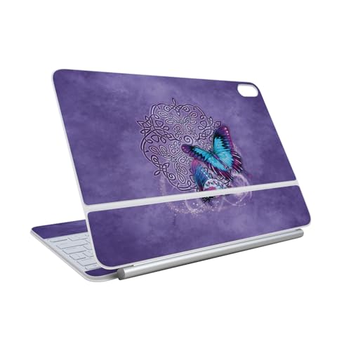 Premium Vinyl Decal Cover for iPad Air 11-inch (M3) 2025 - Celtic Butterflies Matte Finish