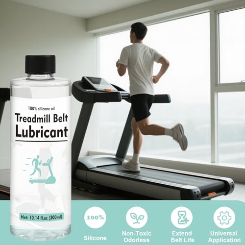 Treadmill Lubricant - 600ml Silicone Oil with Extension Tube & Syringe