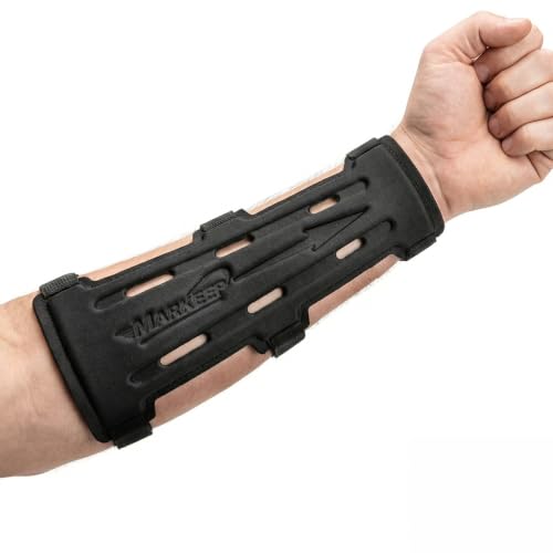Adjustable Archery Arm Guard with Breathable Design & Quick-Release Straps