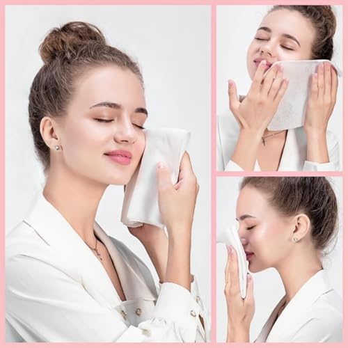 70Pcs Compressed Towels - Portable Face Wash Cloths for Travel