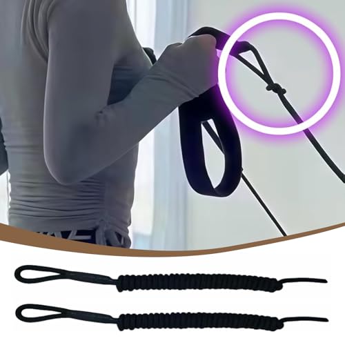 Pilates Reformer Pull Rope - 2-Pack Replacement Straps for Home Gym