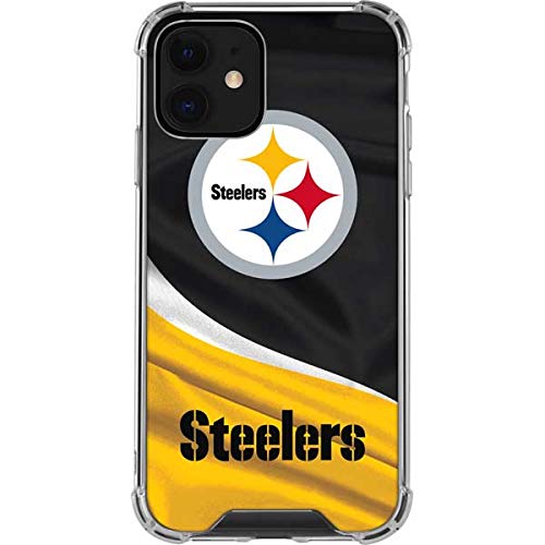Clear Phone Case for iPhone 12 - NFL Pittsburgh Steelers Design
