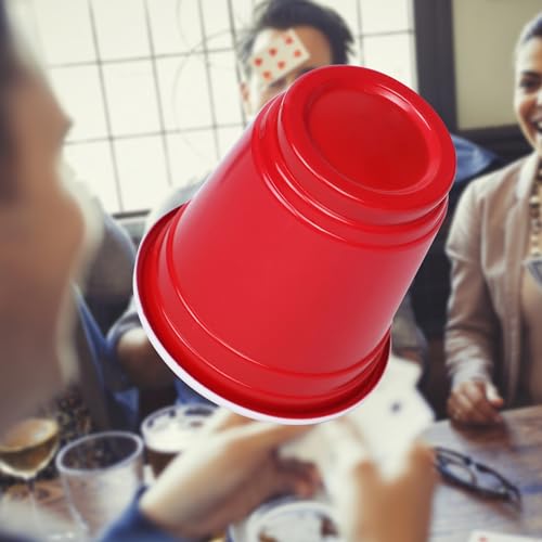Mini Disposable Shot Cups - 120ct Small Red Plastic 2oz
