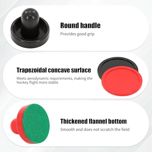 16-Piece Air Hockey Pucks and Pushers Set - Professional Quality