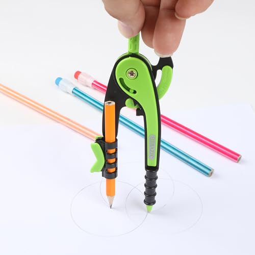 Scale-Arm Geometry Compass with #2 Wood Pencil - 1 Pack
