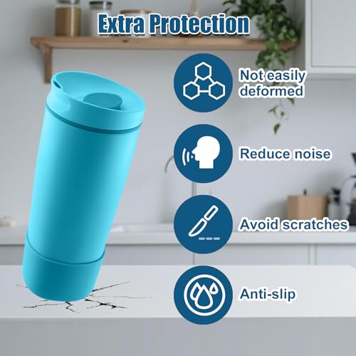 Silicone Boot for Owala SmoothSip Slider Tumbler - Blue (2pcs)