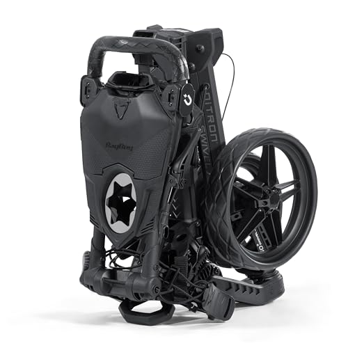 Swivel Golf Push Cart with 360° Front Wheel - Black/Slate