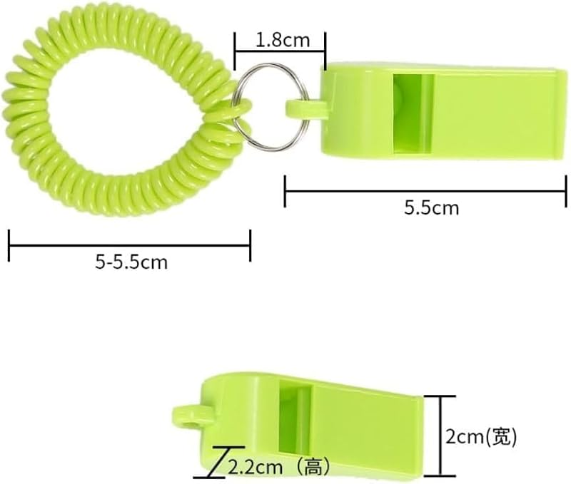 High-Frequency Sports Whistle with Adjustable Wrist Strap - Pink