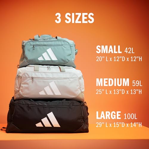Medium Duffel Bag for Gym, Sports & Travel - Black