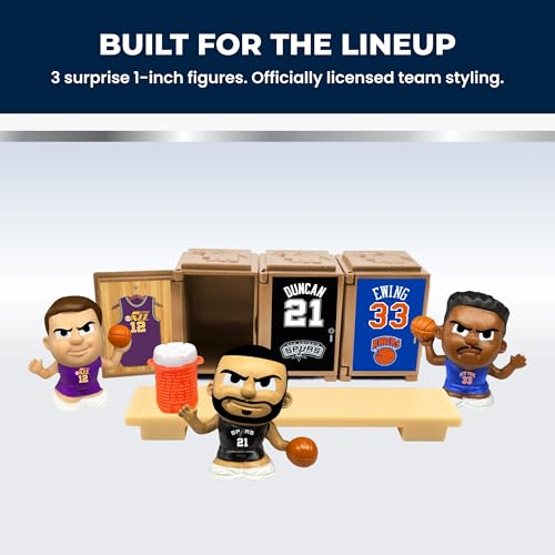 NBA Basketball Legends Locker Room Set - TeenyMates Action Figures
