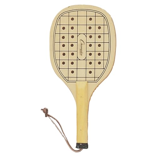 Champion Sports Wooden Paddleball Racket - Durable 16.5" Court Paddle for Beginners