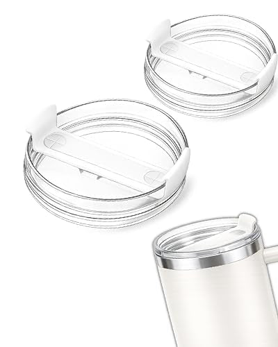 40oz Tumbler Replacement Lids - Leakproof Snap-On Design