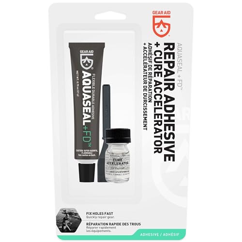 Aquaseal FD Repair Adhesive with Cure Accelerator for Waders & Wetsuits