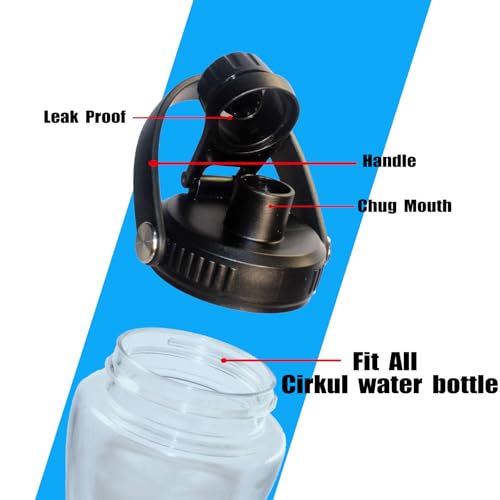 Replacement Flip Lid for Cirkul Water Bottle - Leak-Proof & Durable