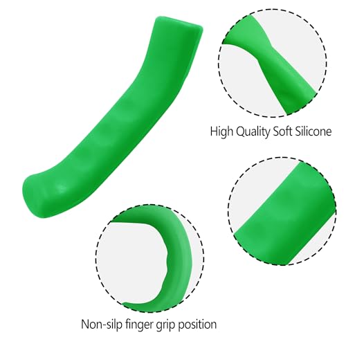 Bicycle Brake Lever Grip Protector Covers - 5 Pairs, 5 Colors