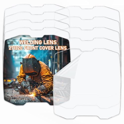 10Pcs - 271320 Front Cover Lens for Digital Infinity Series Welding Helmet - High Clarity Replacement Welding Helmet Lens