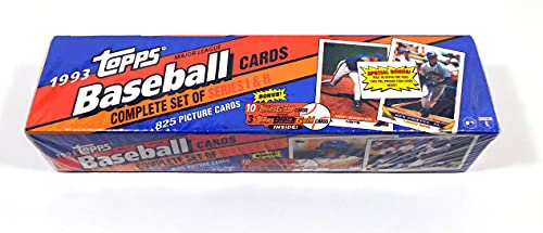 1993 Topps Baseball Factory Set - 825 Cards with Bonus Cards