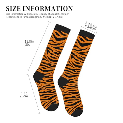 Compression Socks for Men & Women - Knee High Support - Tiger