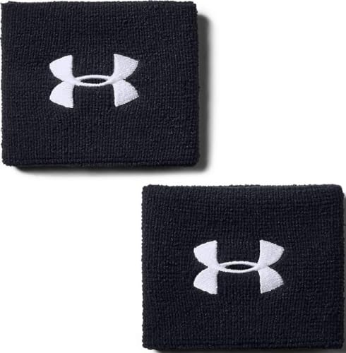 3-Inch Performance Wristband 2-Pack - Black & White