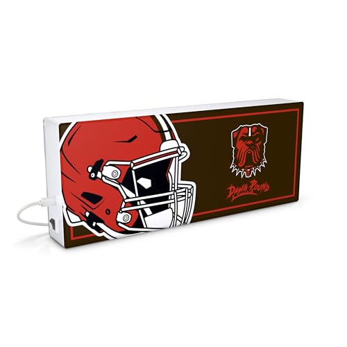 NFL LED Ambience Light Box - Eco-Friendly Wall Decor, USB-C & Battery Powered