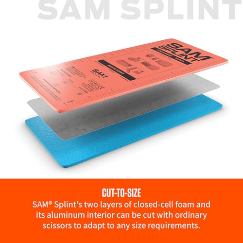 Rescue Essentials SAM Splint Combo Pack - Moldable Aluminum Emergency Immobilization Set