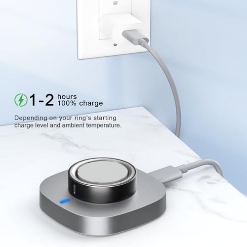 Fast Charging Dock for Ring Gen 4 Size 8 with USB-C Cable