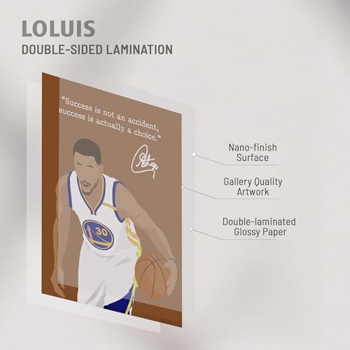 9-Pack Basketball Motivational Posters Set - Unframed 11x14 inch Sports Wall Art for Fans and Athletes