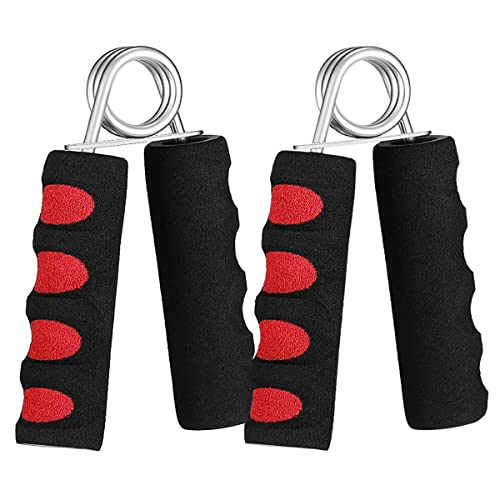 Foam Hand Grip Strengthener - 2 Pack for Forearm, Wrist & Finger Exercise