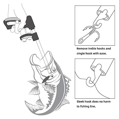 Fishing Plier Fish Lip Gripper Kit - 13.6in Orange & Black