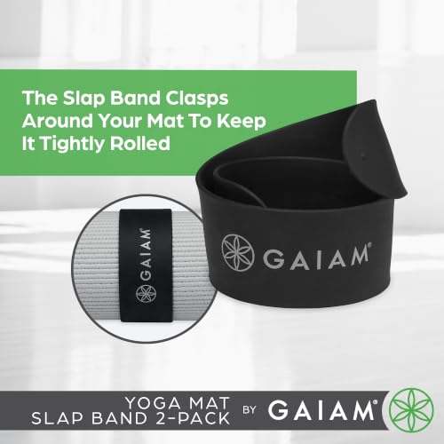 Yoga Mat Slap Band - Secure Your Mat for Travel & Storage - 2 Pack