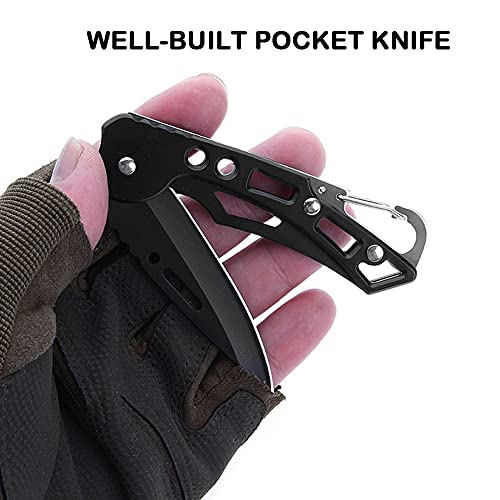 Folding Pocket Knife - 2.5 Inch Stainless Steel Blade - 1Pcs