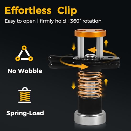 Magnetic Helping Hands Clamp Metal, Adjustable Third Hand Soldering Holder Stand For Small Electronics, Hobby DIY, Craft, PCB Repair, Precise Work, Exclusive Dual-Head Ultra-Grip