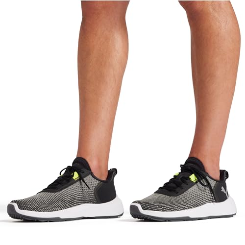 Men's Golf Shoes - PUMA Fusion Crush - Feather Gray/Black