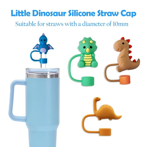 Dinosaur Straw Covers for 30/40 oz Tumblers - 4 Piece Set