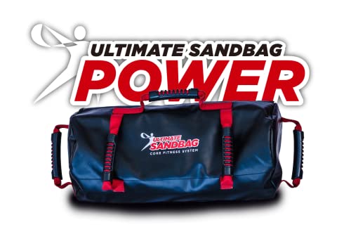 Heavy Duty Workout Sandbag - Adjustable Weights up to 40 lbs - Black