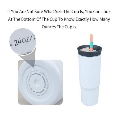 Replacement Straws for Owala 24oz Tumbler - Pack of 6 Colors