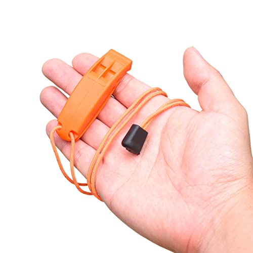 Survival Whistle & Reflective Signal Mirror Set - Outdoor Kit