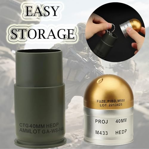 40mm Tactical Dummy Grenade Storage Box - Gold