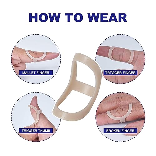Waterproof Finger Splints for Arthritis - 6 Sizes (5-10)