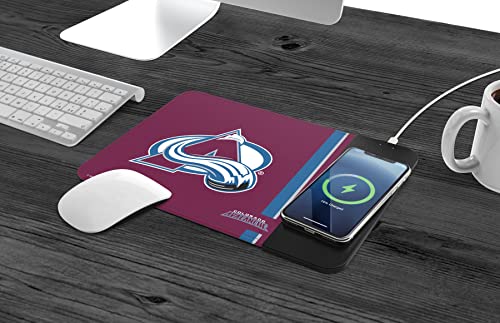 Wireless Charging Mouse Pad - Colorado Avalanche - One Size