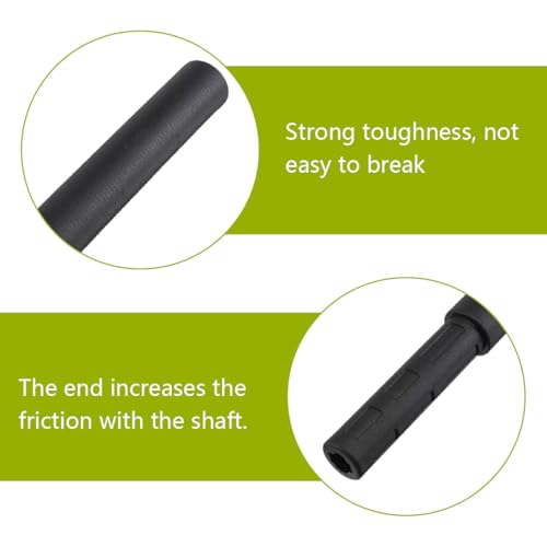 Golf Club Extender Shaft Extension - 0.520 Inch, 2PCS Black