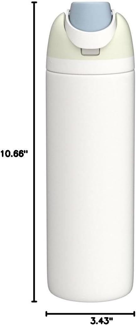 Owala FreeSip Insulated Stainless Steel Water Bottle - 32 oz BPA-Free with Straw | Iced Breeze Color