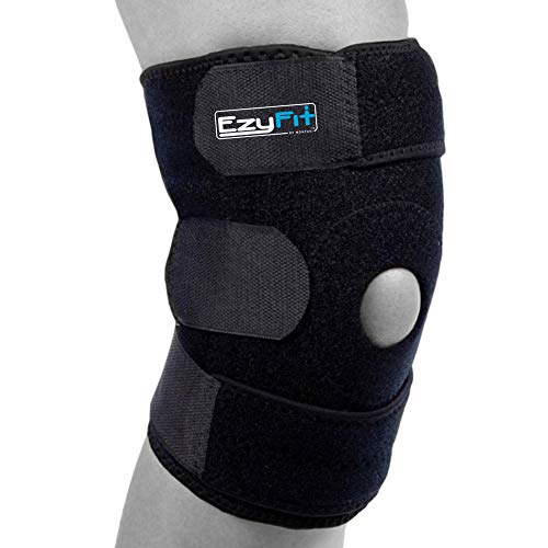 EzyFit Knee Brace Support XL 16-24" Open Patella Stabilizer for Injury Recovery
