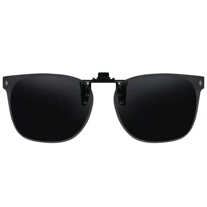 ARCAMOY Clip on Sunglasses Over Prescription Glasses Polarized Anti Glare Flip Up UV Protection Glasses For Men Women